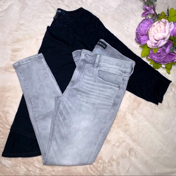 Express Denim - NEW Grey Express Jegging